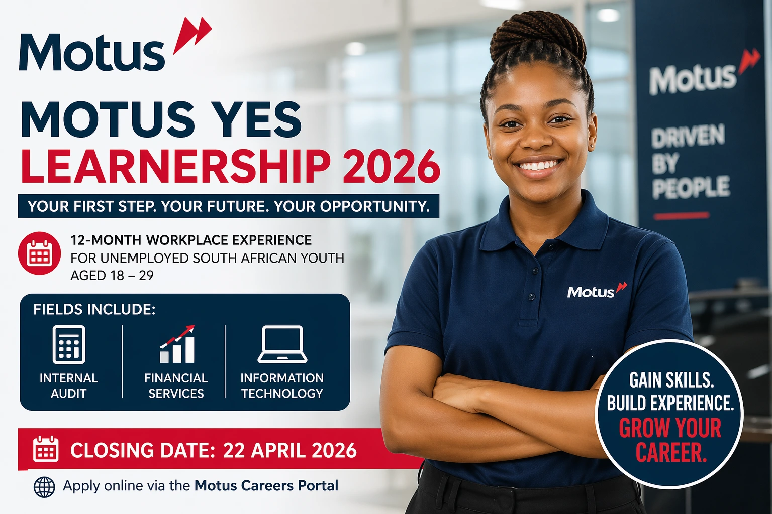 12-Month Motus YES Learnership 2026
