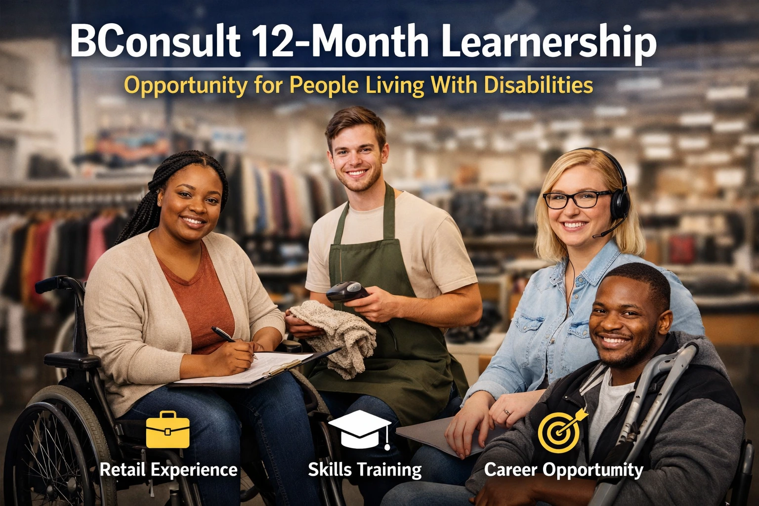 BConsult 12-Month Learnership for People Living With Disabilities in South Africa